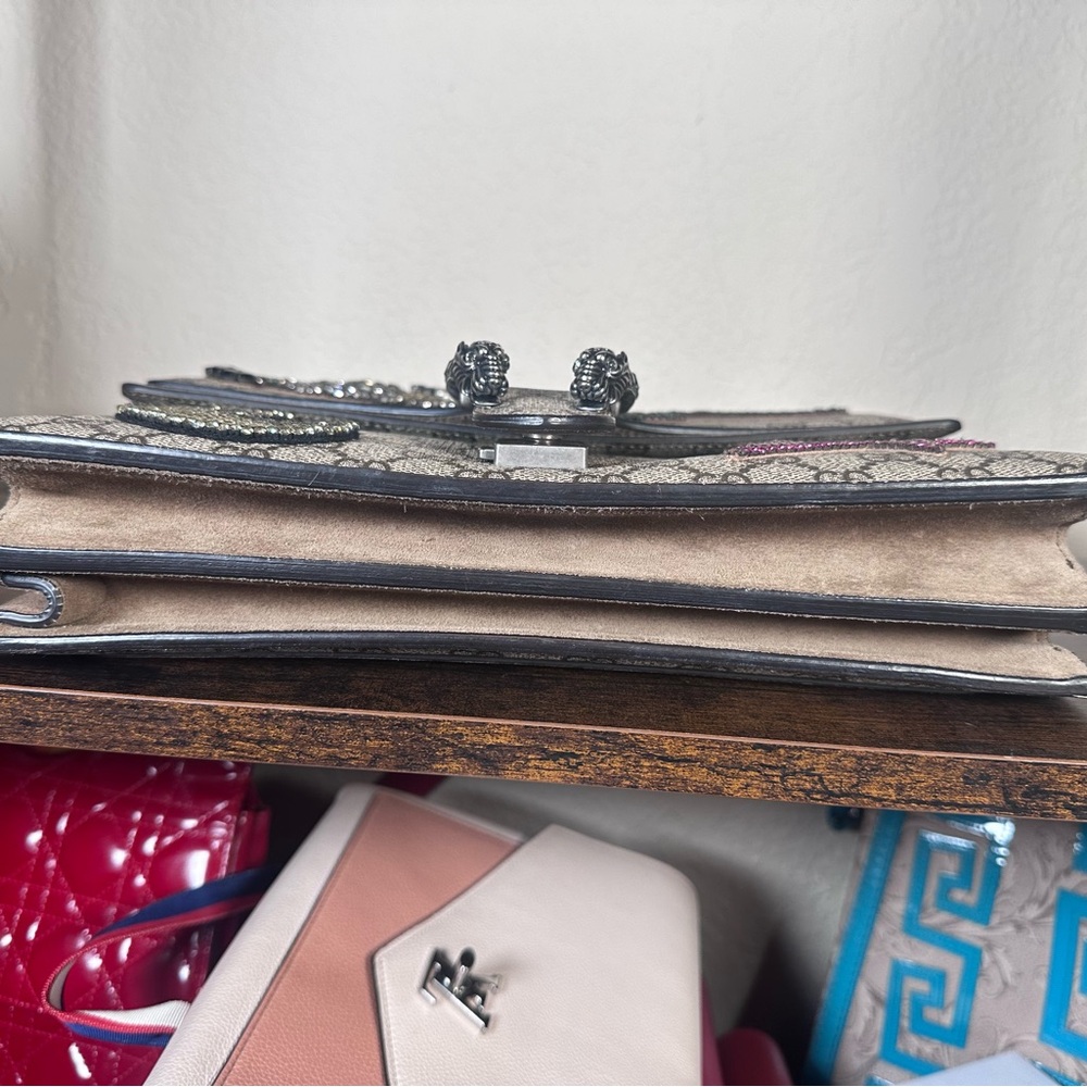 Authentic Gucci Large Dionysus Crystal Shoulder Bag with Embellishments - Picture 7 of 16